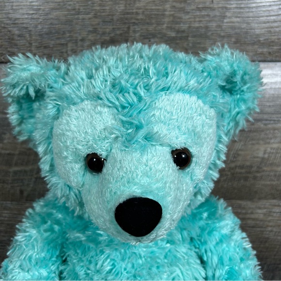 Disneyland Resorts Hidden Mickey Pre Duffy Plush Teddy Bear Aqua Mint - Picture 2 of 8